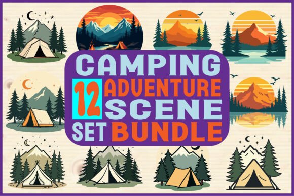 Download Camping Adventure Scene Set Bundle - Adventure Collection