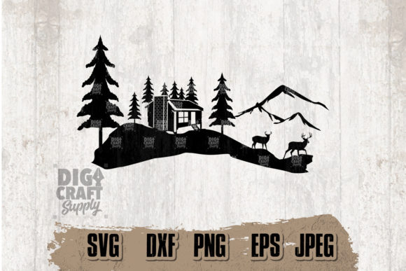 Download Outdoor and Adventure Scene with Deer - Adventure Collection