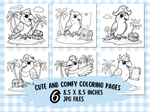 Download Pirate Parrot Adventure Coloring Book - Adventure Collection