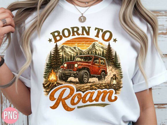 Download Vintage Offroad Adventure Scene PNG - Adventure Collection