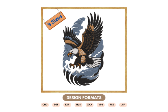 Download Eagle Embroidery Design - Premium Resources